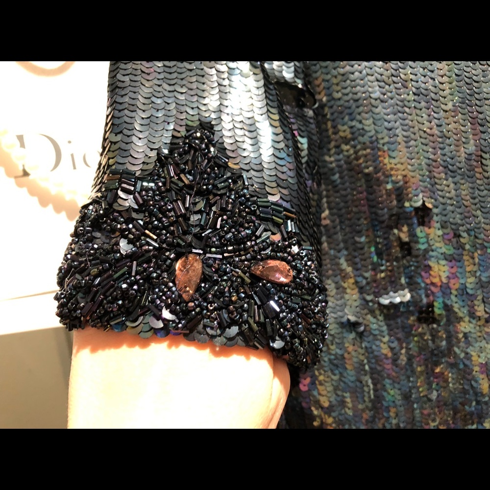 BILL BLASS - VINTAGE - sequin blouse size 6